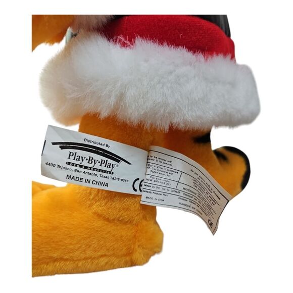 Vintage Garfield Christmas Lot Plush Eneso Nutcracker Odie Ornaments - Picture 4 of 14